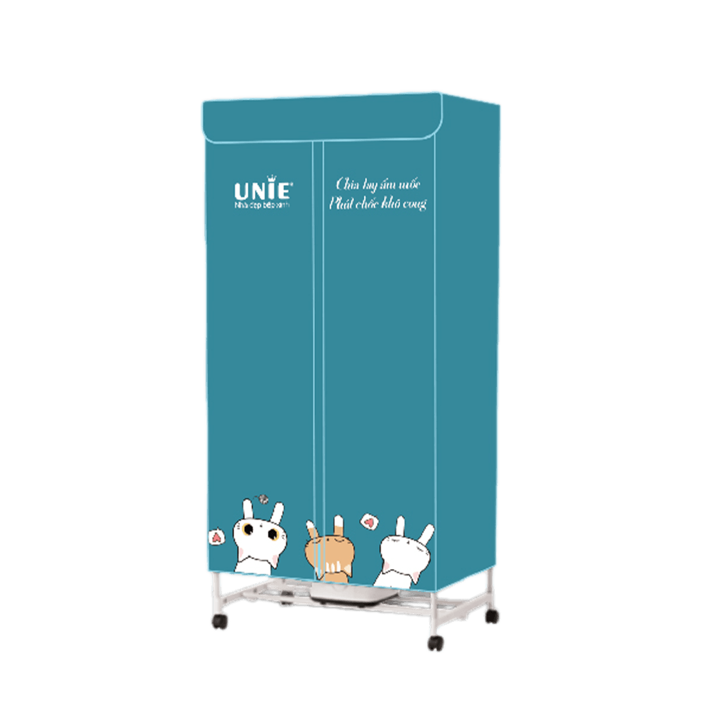 Máy sấy quần áo UNIE UE-688 sấy 10-20kg cùng lúc, gấp gọn tiện lợi
