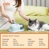 Máy hút bụi chăn đệm UNIE UMV62, hút trên mọi bề mặt - Ảnh 3