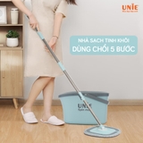 Chổi lau nhà UNIE UN-246 nhỏ gọn, giặt- vắt tích hợp - Ảnh 11