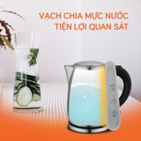 Ấm siêu tốc UNIE UE-300 dung tích 1L, chất liệu inox304 an toàn - Ảnh 11