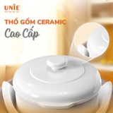 Nồi nấu chậm UNIE USC102W, 4 chế độ nấu tiện lợi - Ảnh 4