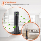Máy sưởi gốm UNIE UE-129 làm ấm nhanh chóng, phun sương tạo ẩm - Ảnh 6