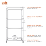 Máy sấy quần áo UNIE UE-688 sấy 10-20kg cùng lúc, gấp gọn tiện lợi - Ảnh 8