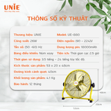 Quạt sàn tích điện UNIE UE-880 hoạt động liên tục 48h - Ảnh 8