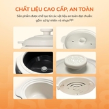 Nồi kho hầm dưỡng sinh 5 in 1 UNIE USC888, nắp sứ kép cao cấp - Ảnh 4