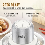 Máy xay thịt UNIE UM366 - 2,5L, 2 cối xay thủy tinh + trục đánh ruốc - Ảnh 5