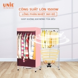 Máy sấy quần áo UNIE UE-666 sấy 15-20kg quần áo 1 lần - Ảnh 3