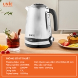 Ấm siêu tốc UNIE UEK1761S dung tích 1.7L, chất liệu inox 304 - Ảnh 2