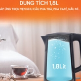 Ấm siêu tốc UNIE UE-302 dung tích 1.8L, đun sôi nhanh chóng - Ảnh 3
