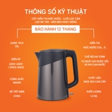 Ấm siêu tốc UNIE UE-302 dung tích 1.8L, đun sôi nhanh chóng - Ảnh 12