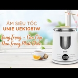 Ấm siêu tốc đa năng 6in1 UNIE UEK1081W chất liệu thủy tinh bền bỉ - Video