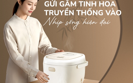 Nồi Cơm Điện Lòng Gốm Unie URC818: Gửi gắm tinh hoa truyền thống vào nhịp sống hiện đại